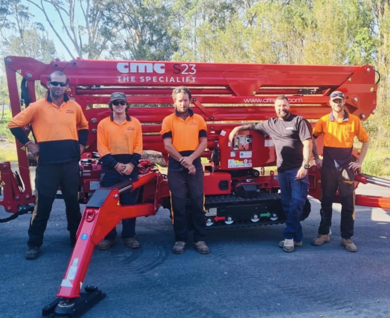 Crew Photo In Front of CMC